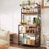 Modern Heavy Duty Baker's Rack Kitchen Living Room Office Shelving Unit