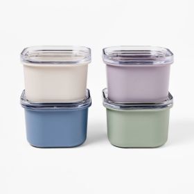 8pc Condiment Food Storage Container Set